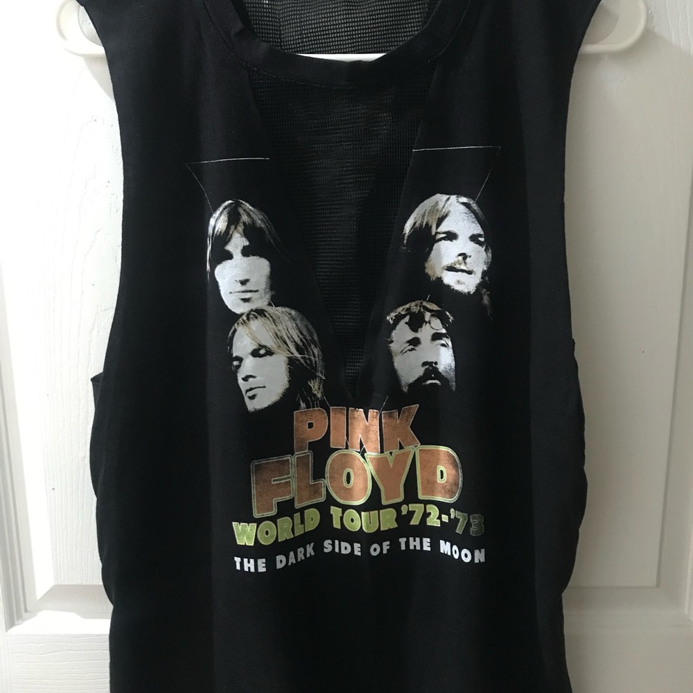 Pink Floyd Mesh V-Neck Tank Top - Size M
